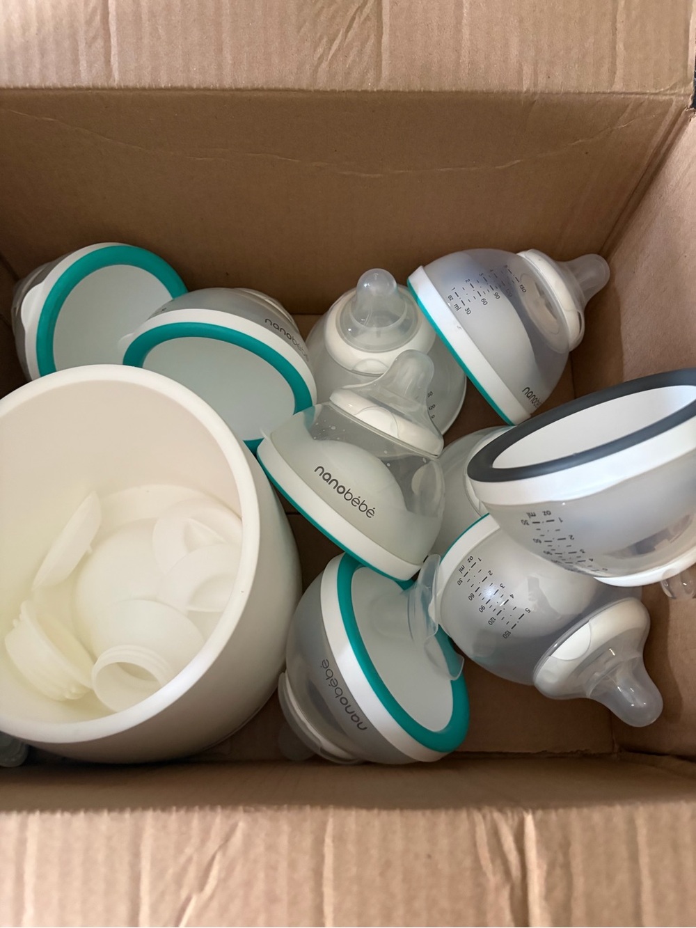 9 Nano Bébé 5oz bottles